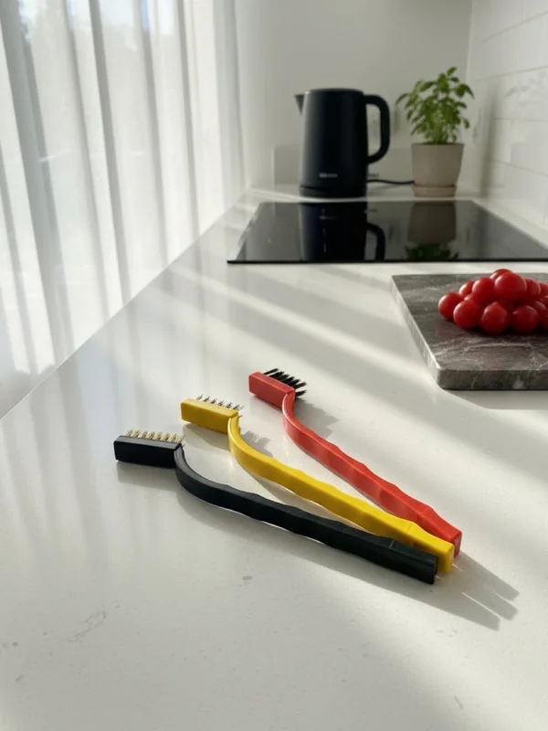 3'lü Set Çok Amaçlı Derz ve Yüzey Temizleme Fırçası
