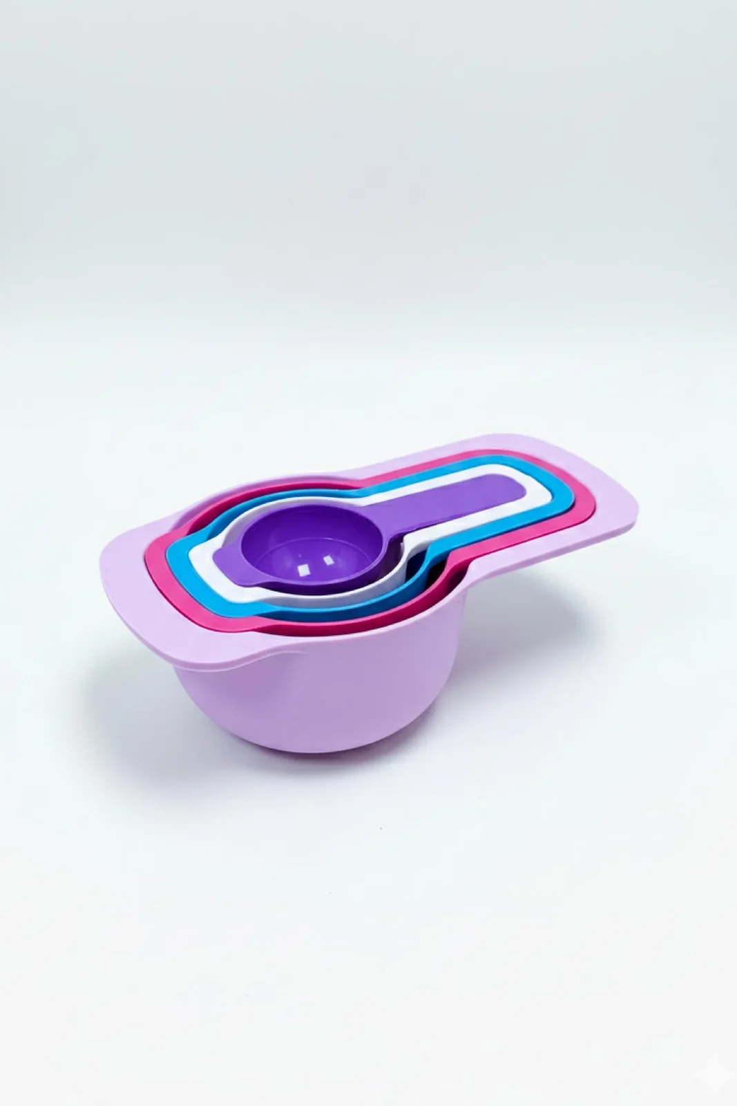 5’li Renkli Ölçü Kaşığı Seti Pastel (15-60-85-150-250 ml) | Mutfak