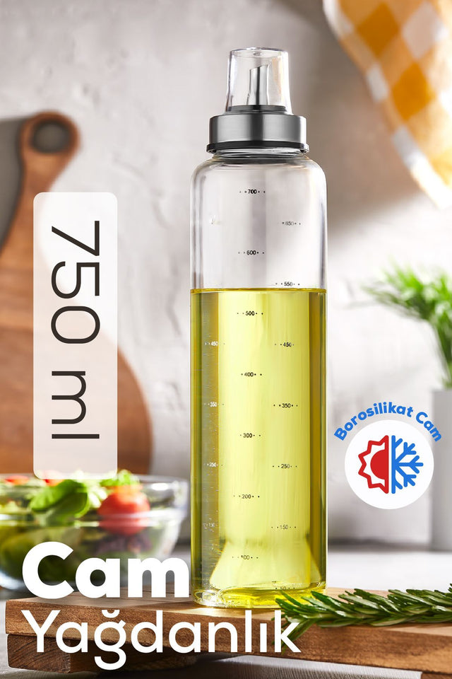 Borosilikat Cam Yağdanlık 750 ml