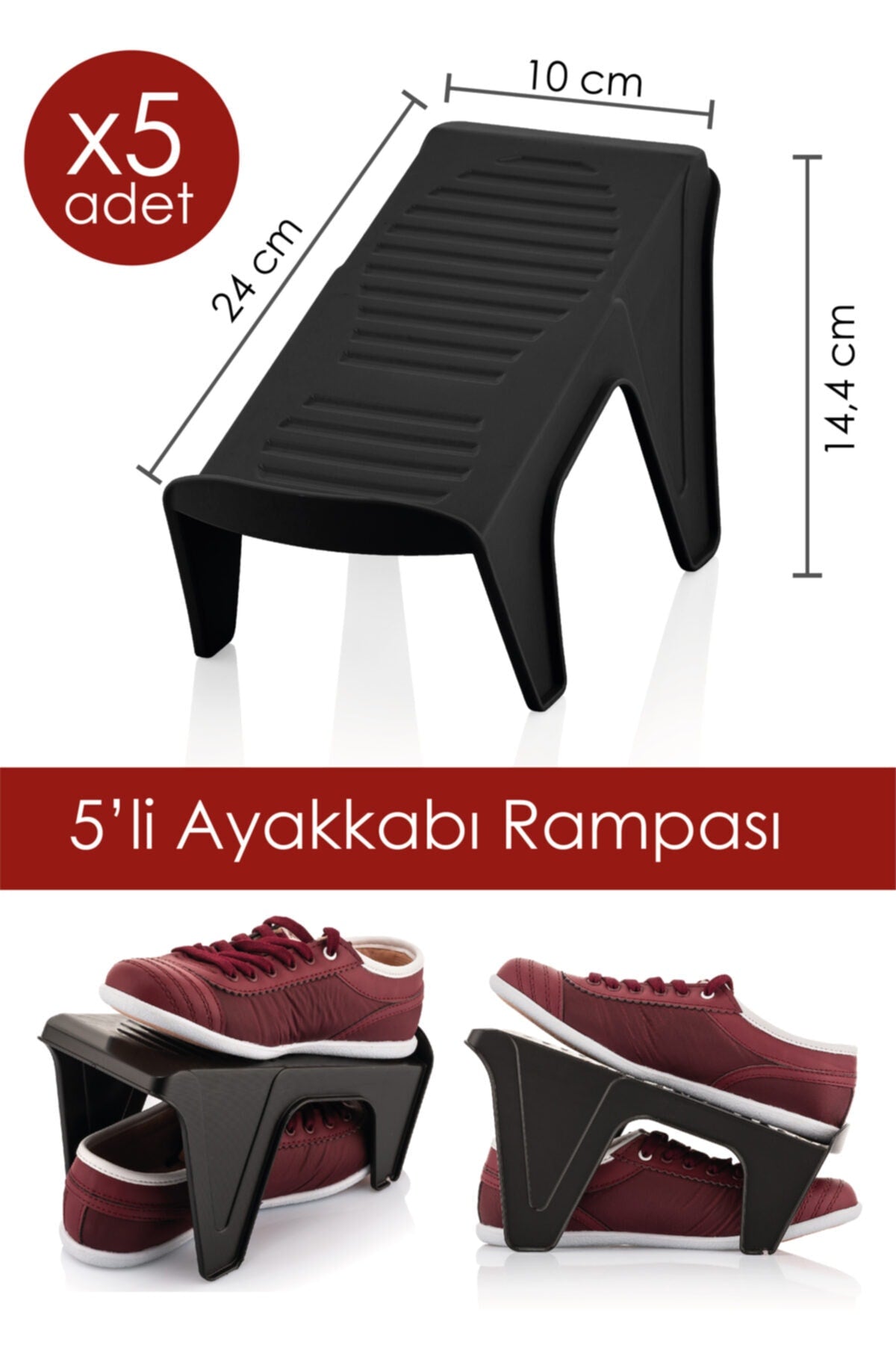 5'li Tekli Ayakkabı Rampası
