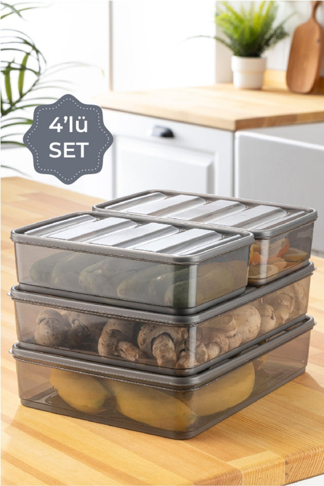 Bella Buzdolabı Düzenleyici Seti 3,5 + 1,75 L · 4'lü