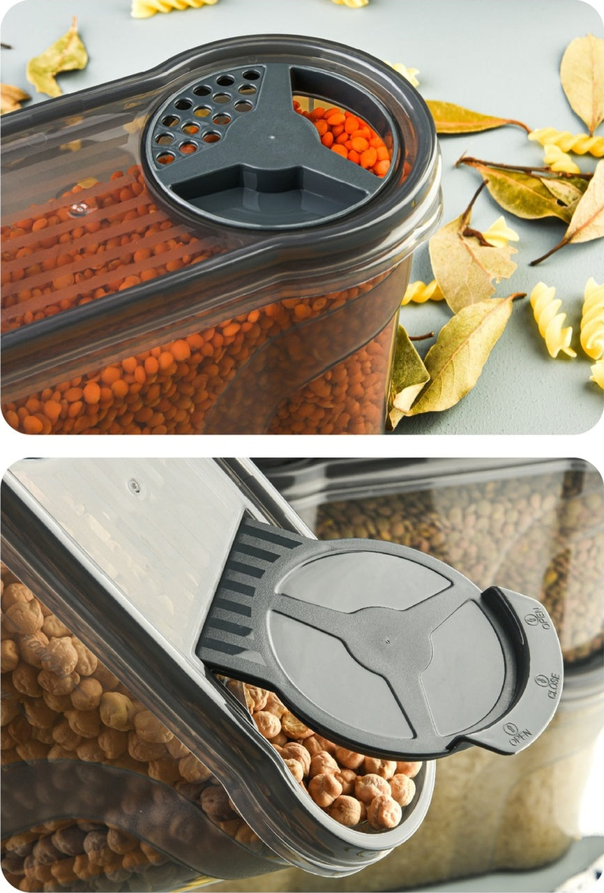 Etiketli 12li Baharat Kabı Set 1400 ml Antrasit