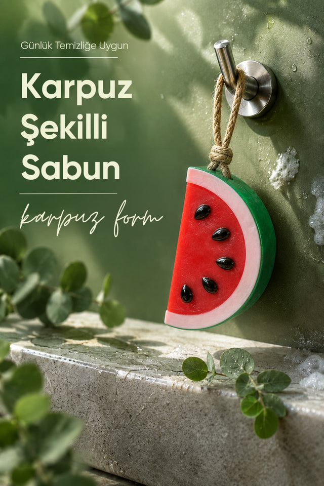 Karpuz Dilimi Şekilli Katı Sabun