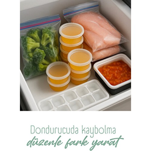 50’li Dondurucuya Uygun Saklama Kabı – 80 ml Sos, İlik, Tavuk Suyu Saklama Kabı