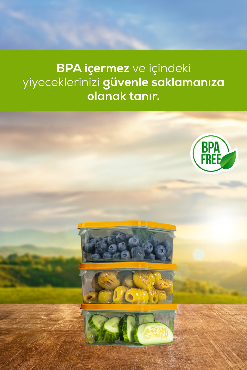 6'lı 350 ml Buzdolabı Dondurucu Organizer Mikrodalga Ve Difrize Uygun Saklama Kabı Turuncu