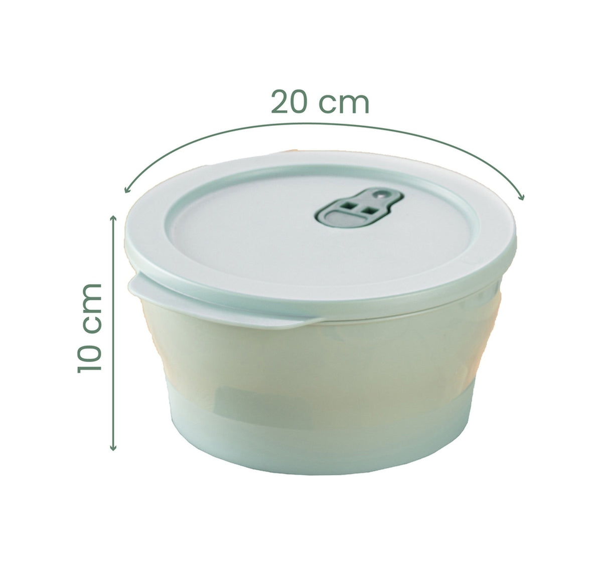 3'lü 2 Litre Mikrodalgaya Girebilen Kapaklı Saklama Kabı Seti Renkli