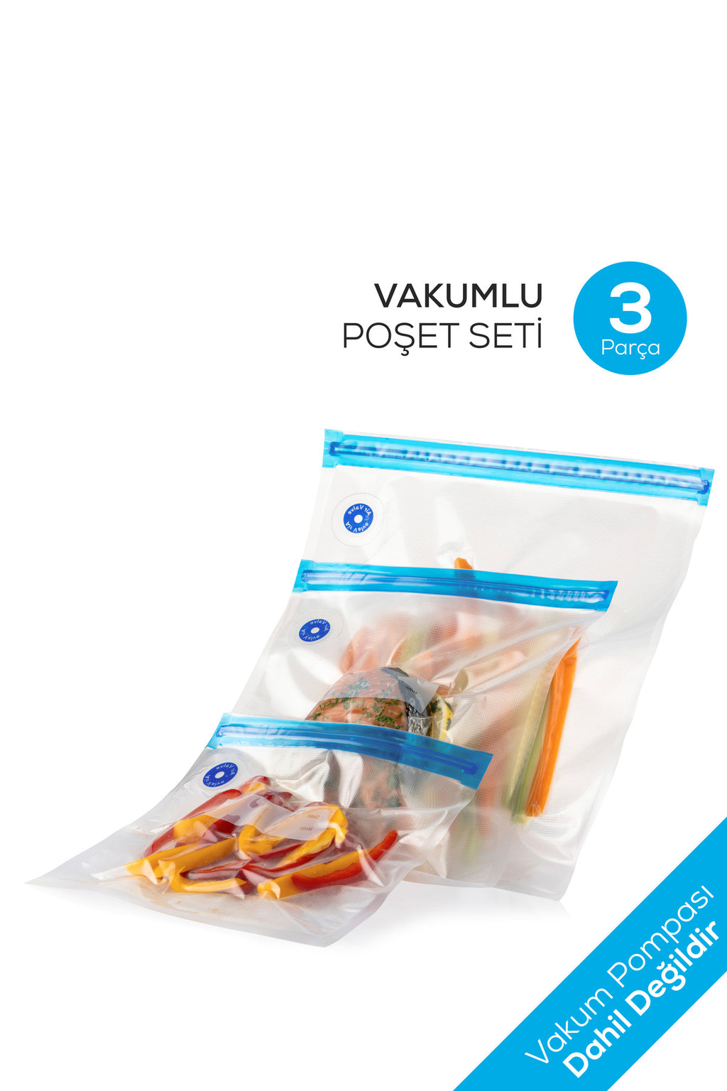 VacuumFresh 3 Adet Vakum Poşeti