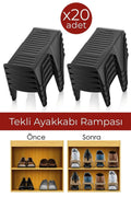 20'li Tekli Ayakkabı Rampası