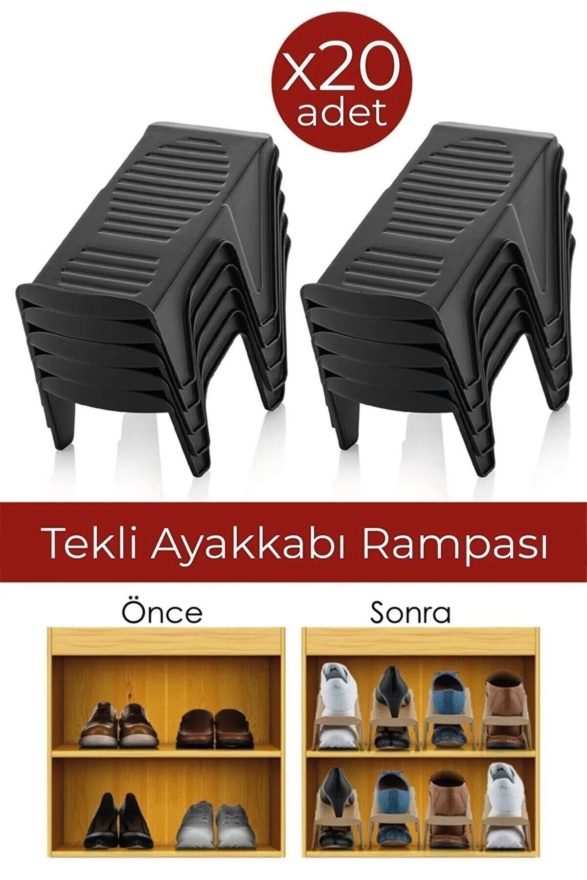 20'li Tekli Ayakkabı Rampası