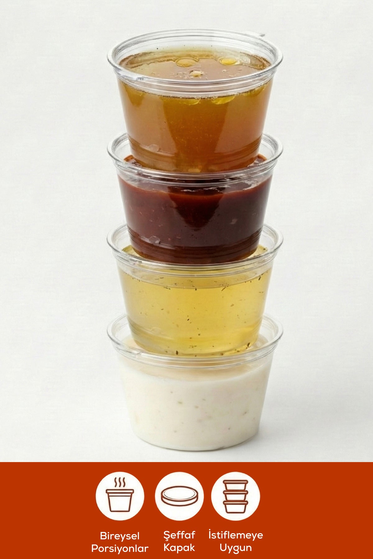 3'lü Dondurucuya Uygun Saklama Kabı – 120 ml İlik, Tavuk Suyu, Sos Saklama Kabı
