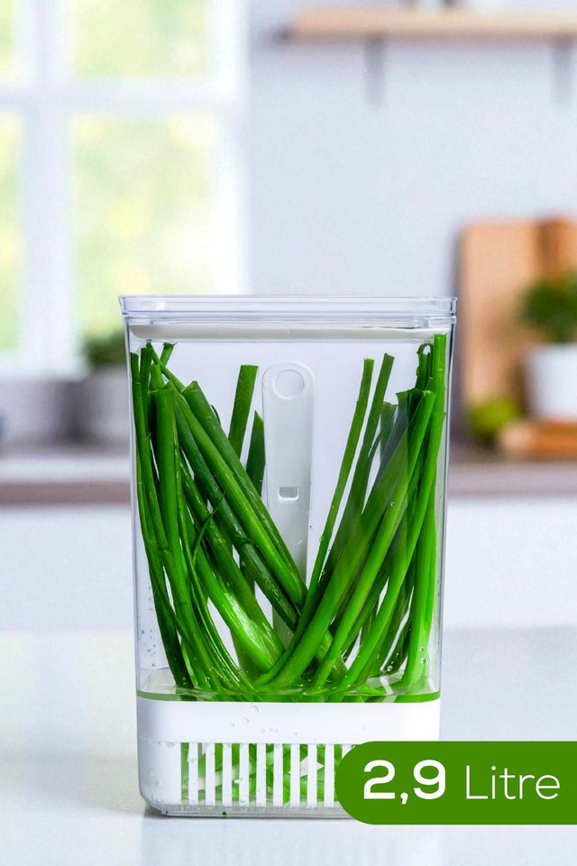 Süzgeçli Yeşillik Saklama Kabı 2,9 L