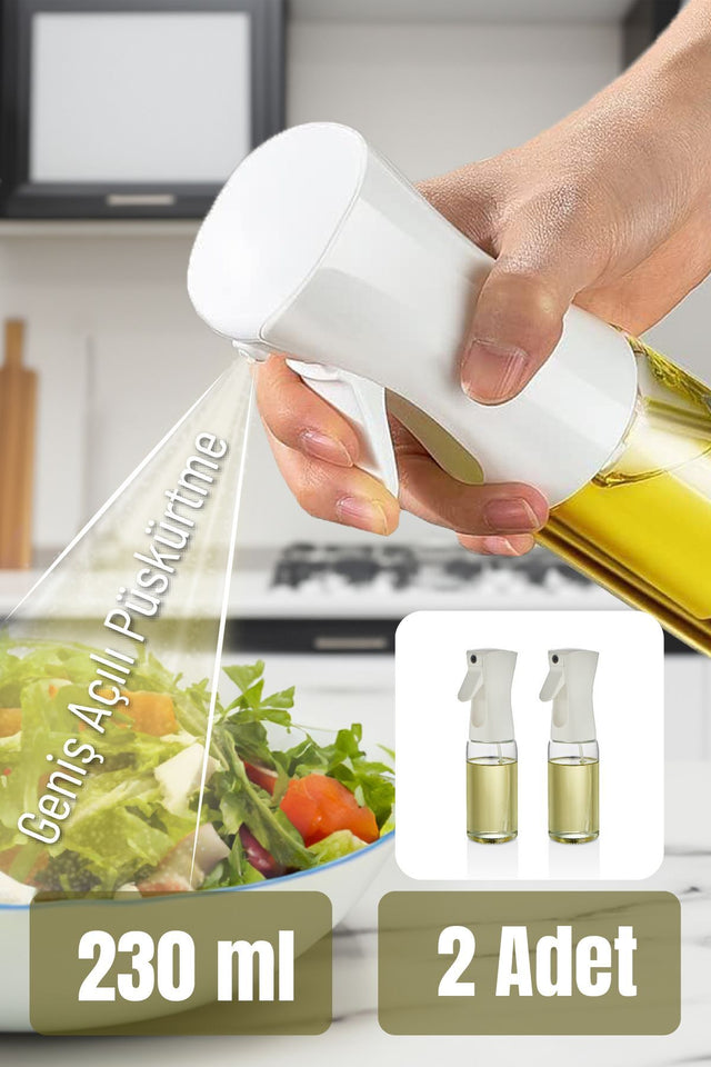 2'li Airfryer Sprey Cam Yağdanlık