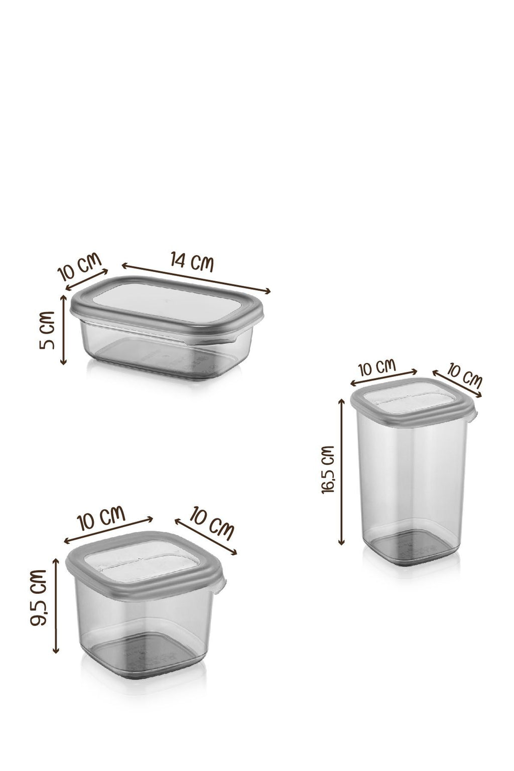 15'li Etiketli Kaşıklı Baharat Saklama Kabı Seti Çeyiz Paketi Full Set 5x(0,40, 0,45, 0,55 L)