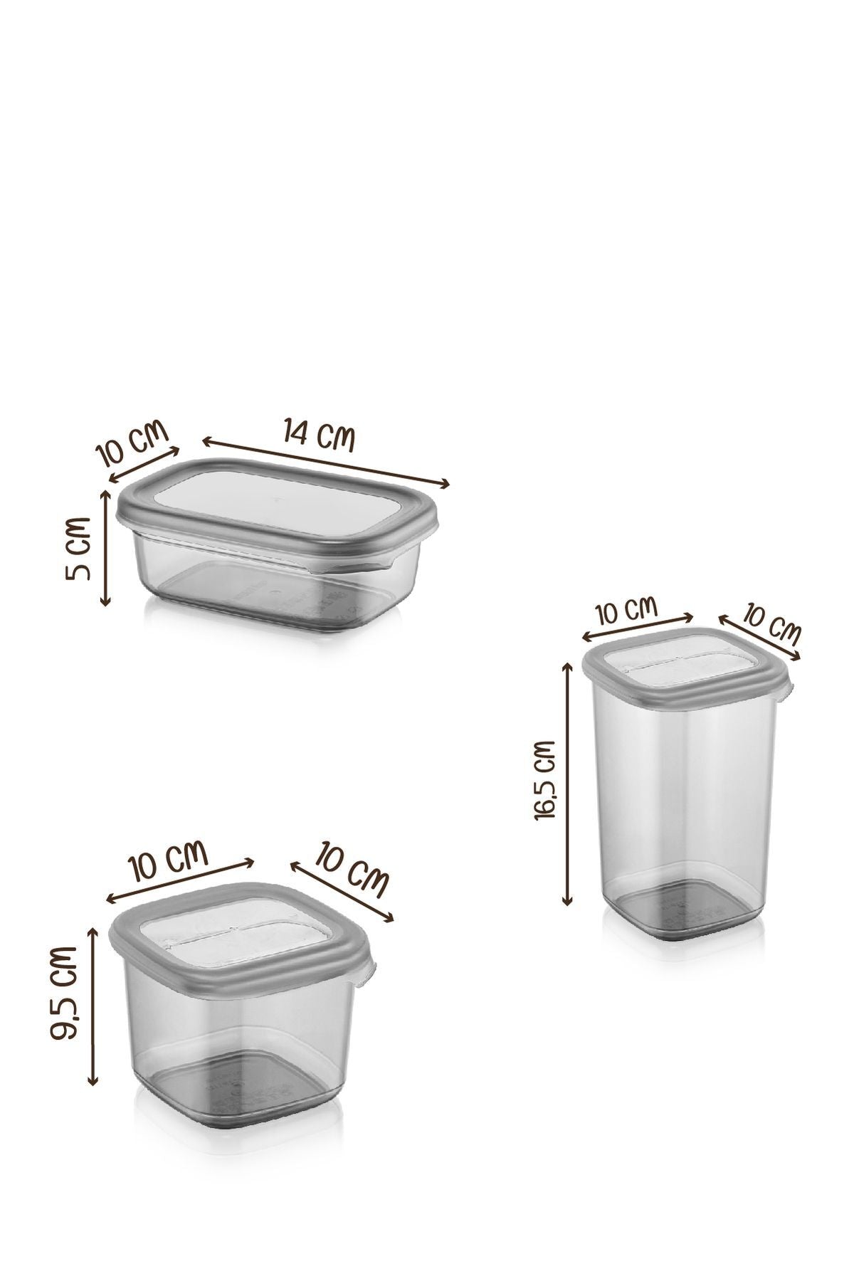 15'li Etiketli Kaşıklı Baharat Saklama Kabı Seti Çeyiz Paketi Full Set 5x(0,40, 0,45, 0,55 L)
