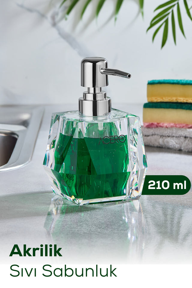 Akrilik Sıvı Sabunluk 210 ml
