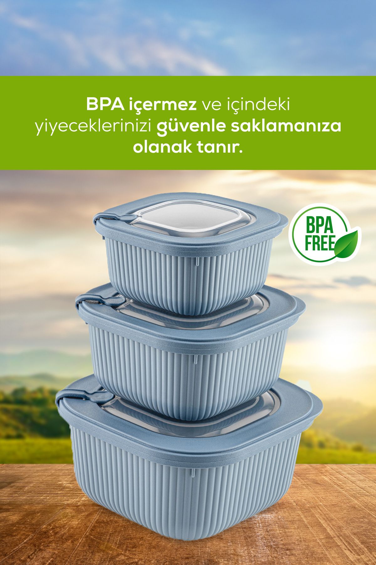 12'li 4x(600-1100-1800 ML) Mikrodalga Ve Difrize Uygun Vip Kapaklı Özel Saklama Kabı Seti Renkli