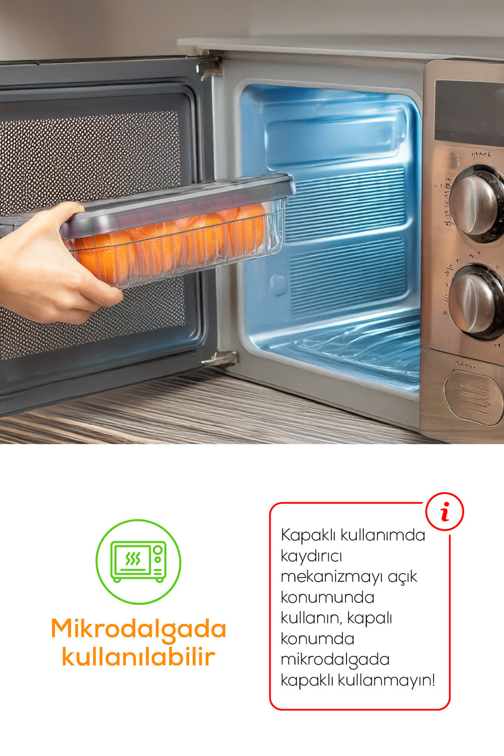 4'lü Kendinden Çizgili Kilitli Kapaklı Saklama Kabı Seti 4 Litre