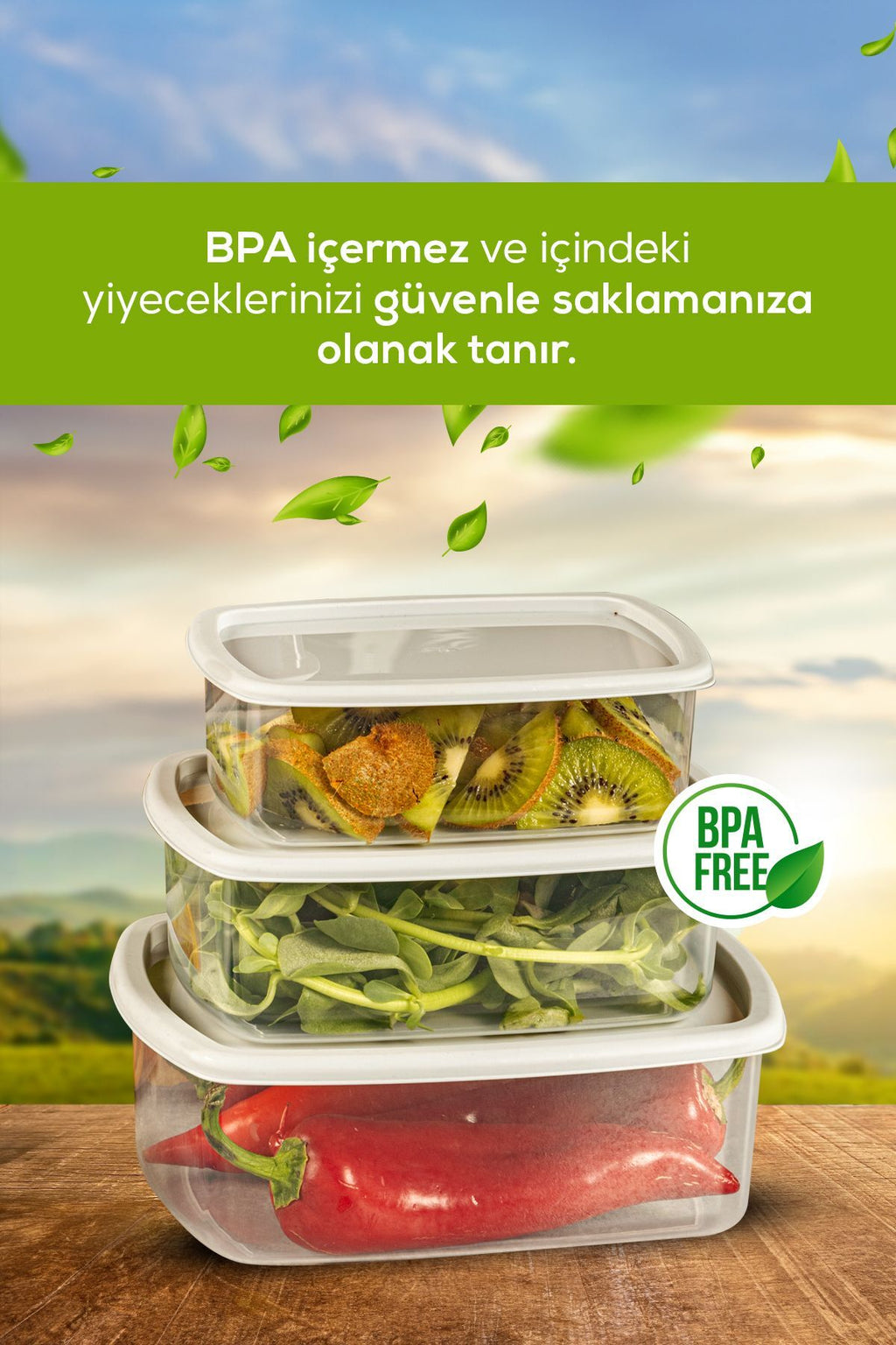 16'lı Hava Geçirmez Saklama Kabı Seti Gri 4x(250-500-750-1200 ML)