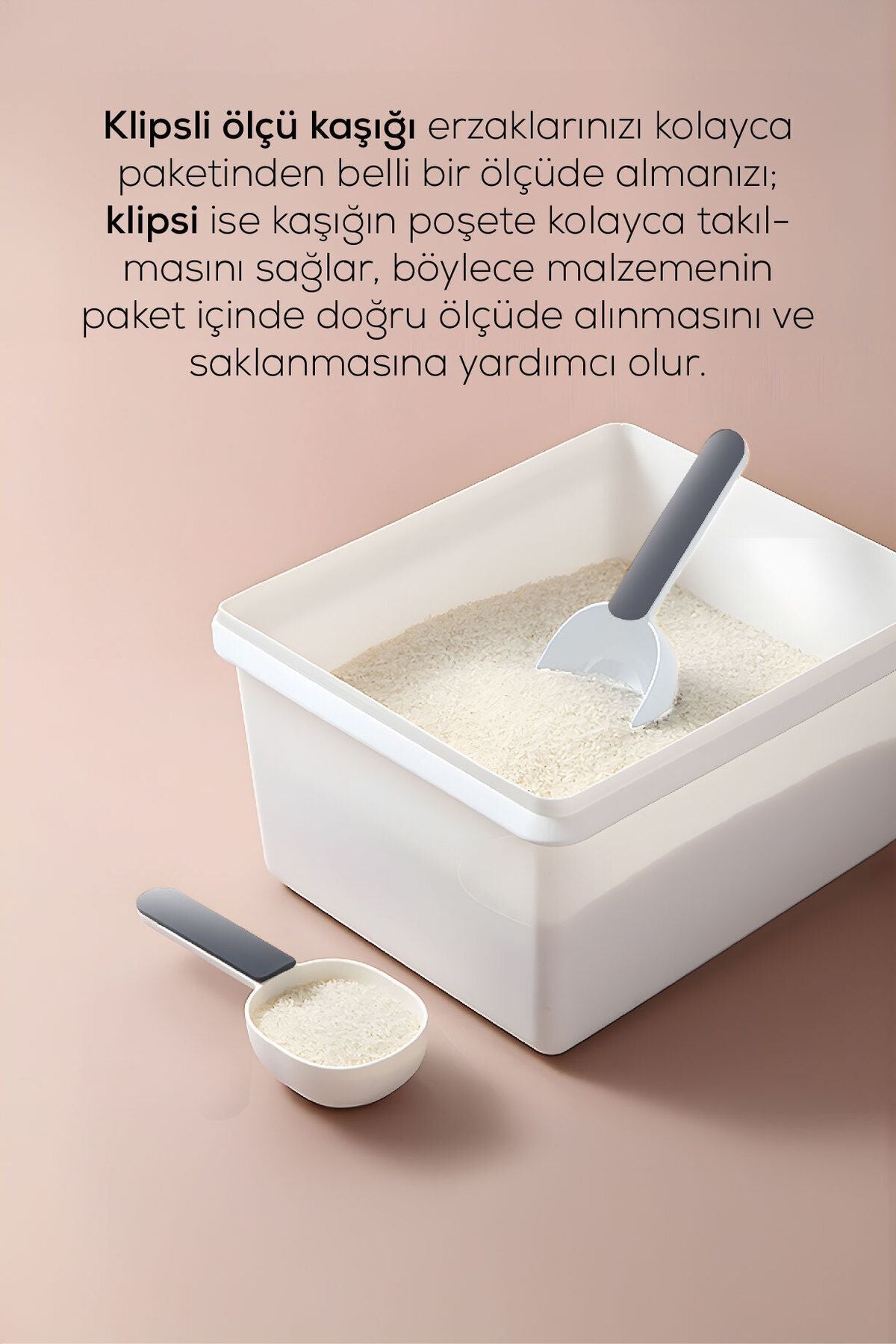 Klipsli Ölçü Kaşığı